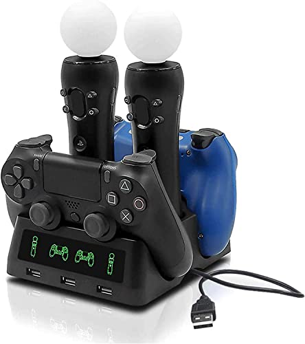 PS4 Controller Charger Station with LED Indicator