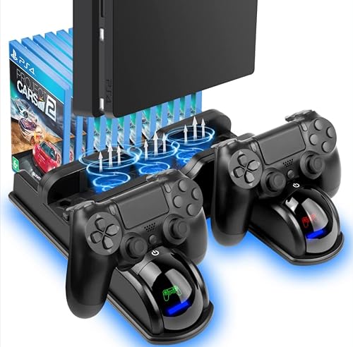 PS4 Stand Cooling Fan Station