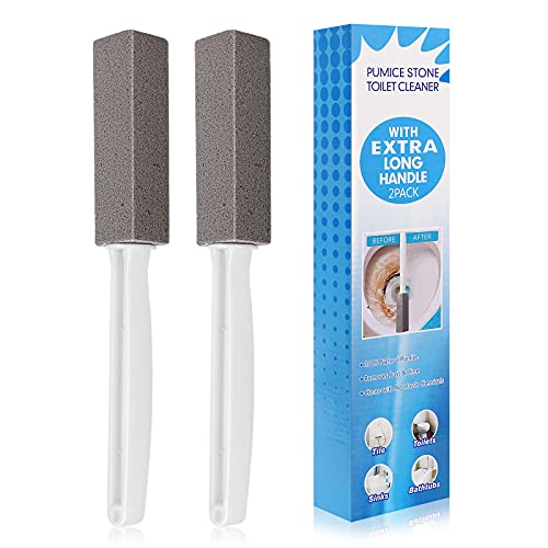 Pumice Stone Toilet Bowl Cleaner with Long Handle