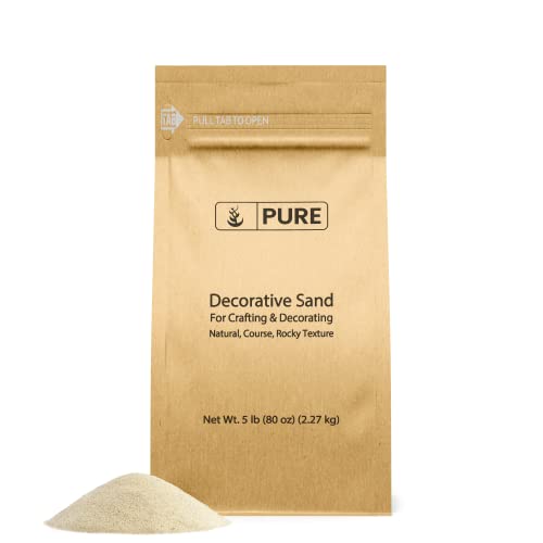 Pure Original Decorative Sand (5 lb.) for Crafts, Decor & Vases