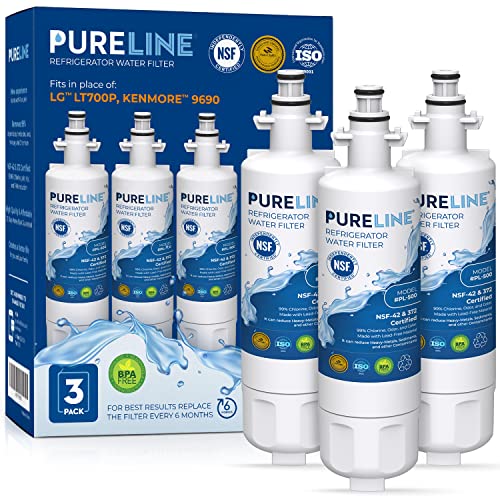 Pureline 9690 Refrigerator Water Filter - Reduces Bad Taste & Odor