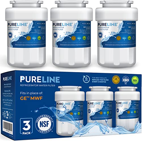 Pureline MWF Water Filter for GE Refrigerator, NSF Certified