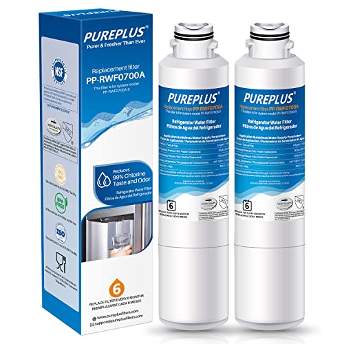 PUREPLUS Refrigerator Water Filter, 2PACK