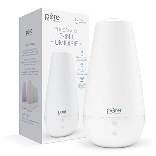 PureSpa™ XL 3-in-1 Cool Mist Humidifier & Essential Oil Diffuser