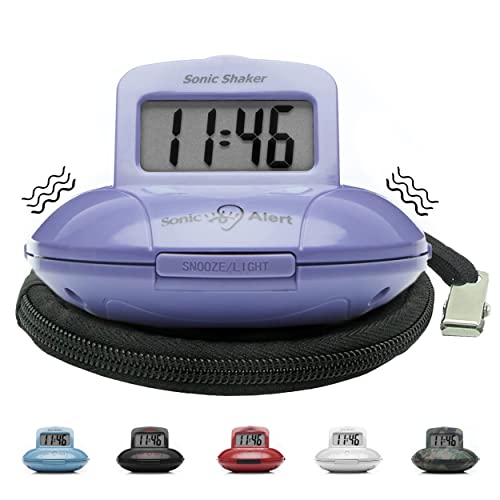Purple Portable Alarm Clock - Wake Up Anywhere!
