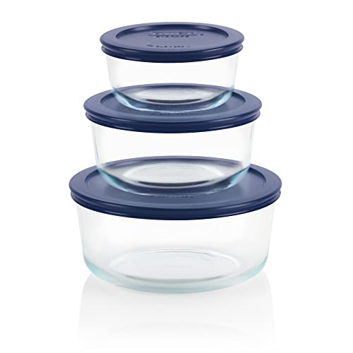 Pyrex 6-Pc Glass Food Storage Container Set
