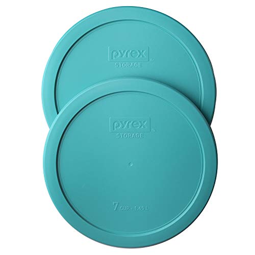 Pyrex 7-Cup Turquoise Storage Lid - 2 Pack