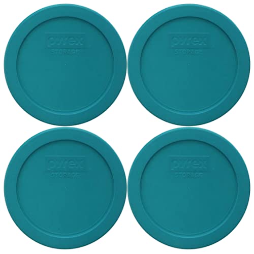Pyrex 7201-PC 4-Cup Turquoise Plastic Replacement Food Storage Lid