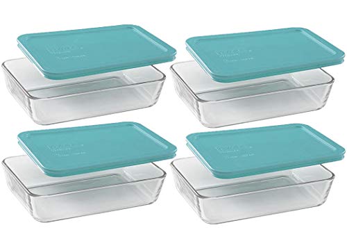 Pyrex Basics Clear Glass Food Storage Dishes