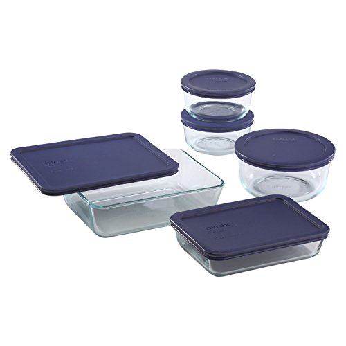 Pyrex Simply Store 10-Pc Glass Food Storage Set