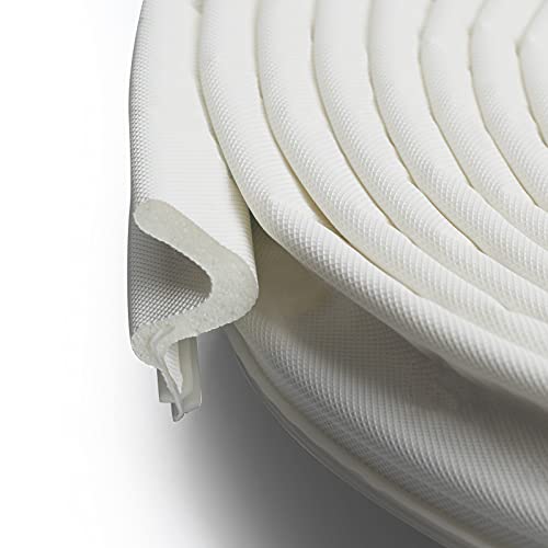 Q Foam Weather Stripping Seal Strip for DoorsWindows (26FT, White)