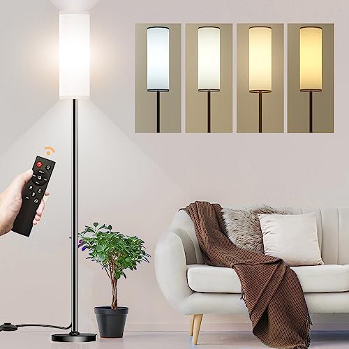 Qaubauyt LED Floor Lamp with Remote Control