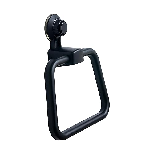 Qianly Suction Cup Towel Rings, Hanging Towel Rack