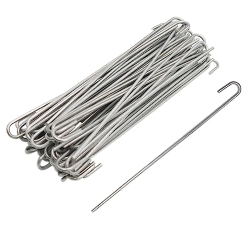 Qlvily 120PCS 8 inch Aluminum Wire Ties for Chain Link Fence - 3mm Diameter