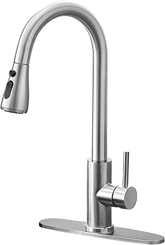 Qomolangma Kitchen Faucet with Pull Down Sprayer