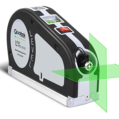 Qooltek Green Laser Level with Tape Measure