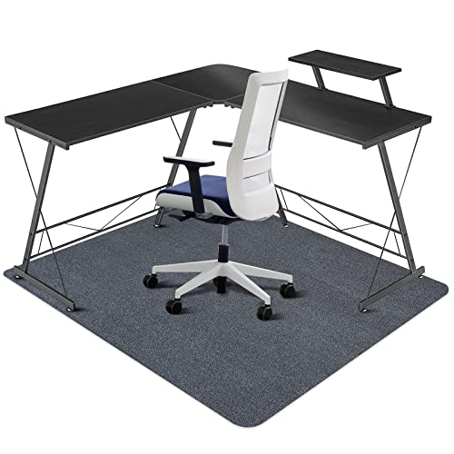 QQpony Large Chair Mat for Hardwood Floors