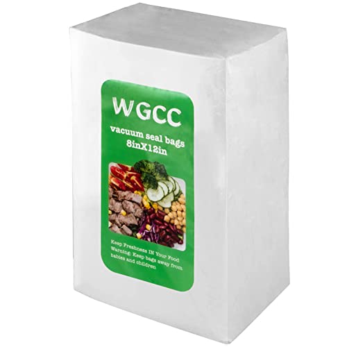 W&Y Vacuum Sealer Bags for Food - 100 Quart, 8 x 12 Commercial Grade  Embossed Food Vacuum