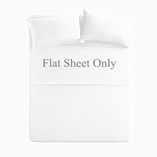 Queen Size Egyptian Cotton Flat Sheet - Hotel Collection Luxury