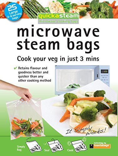 Quickasteam Microwave Steam Cooking Bags