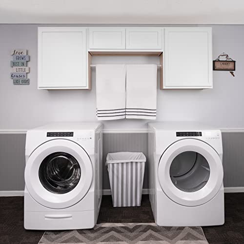 Quicklock RTA Cabinets | Pure White Laundry Room Cabinet Kit
