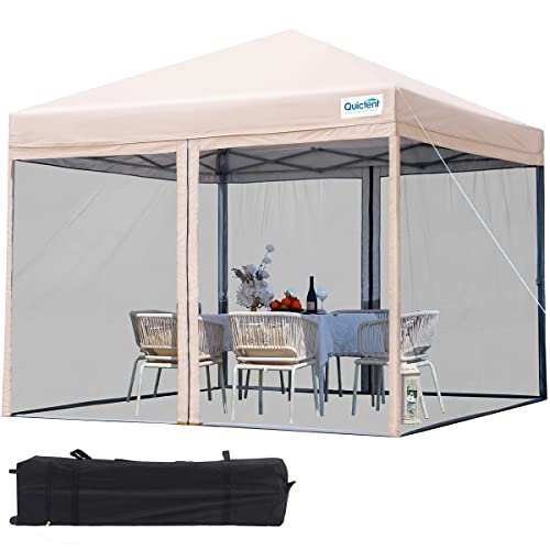 Quictent Pop up Canopy Tent with Netting