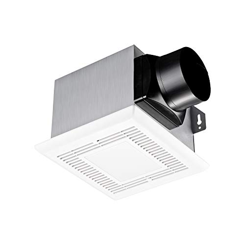 Quiet Bathroom Fan with LED Light
