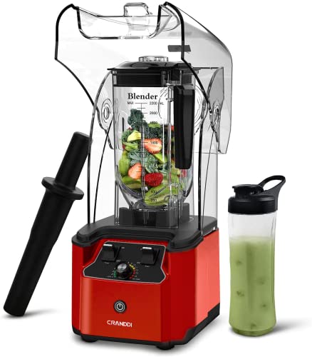 Quiet Commercial Blender with Soundproof Shield