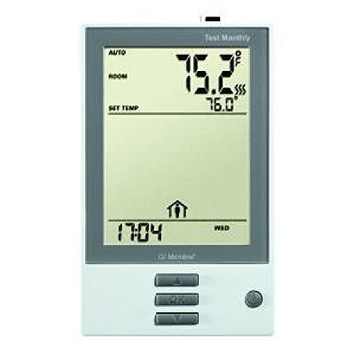 QuietWarmth Thermostat THERMPRO 7-Day Programmable Thermostat w/Built-in GFCI for Control of 120V or 240V Radiant Heat Includes Floor Sensor