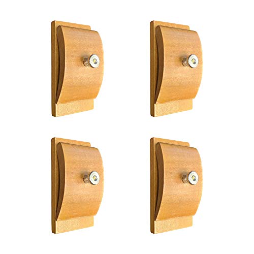 Oak 4-Pack Wooden Hanger for Quilts, Tapestries, Rugs