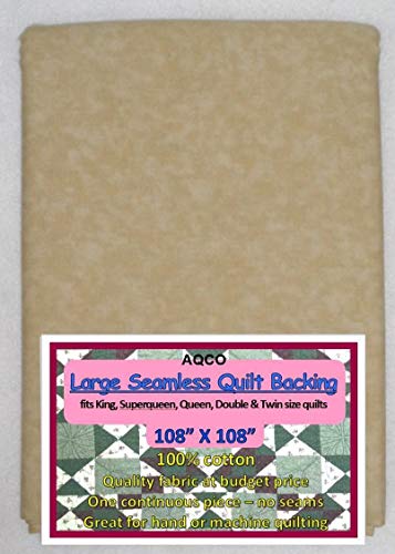 Quilt Backing, Large, Seamless, C44395-702, Sandy, from AQCO