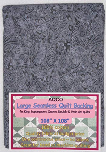 Quilt Backing, Large, Seamless, from AQCO, Gray, C49662-300