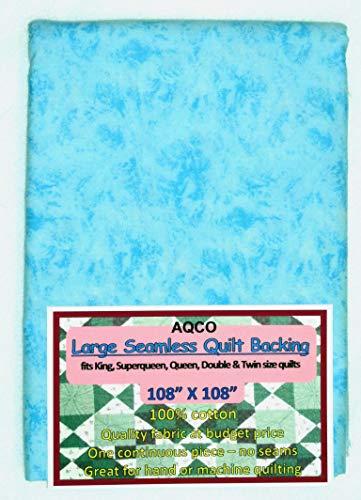 Quilt Backing, Large, Seamless,Aqua, C49594-401