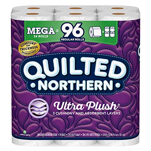 Quilted Northern Ultra Plush Toilet Paper, 24 Mega Rolls