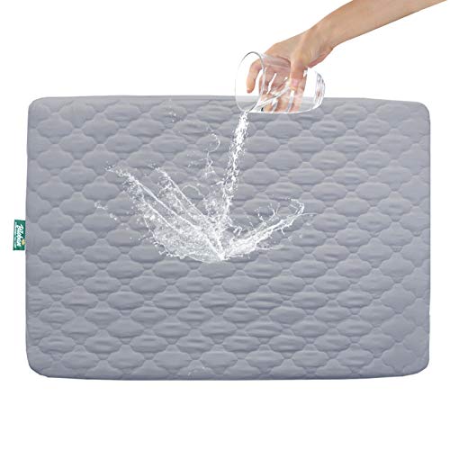Quilted Waterproof Mattress Pad/Protector for Pack n Play Sheets