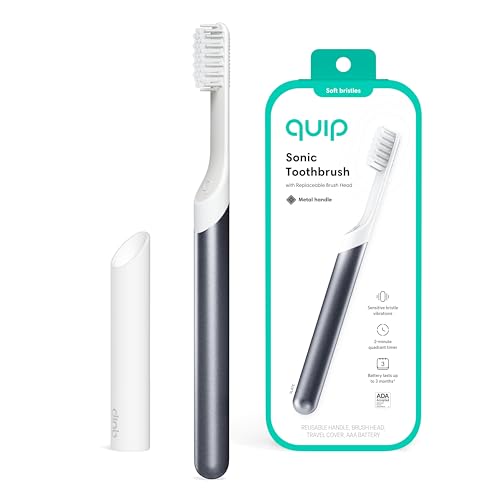 Quip Adult Electric Toothbrush - Portable and Stylish Dental Care
