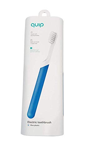Quip Blue Electric Toothbrush with Travel Cover - New Edition