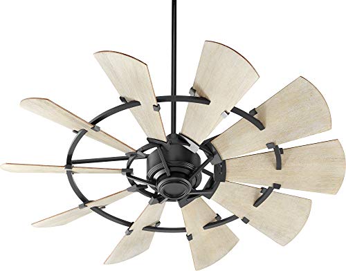 Quorum Windmill Ceiling Fan - Noir