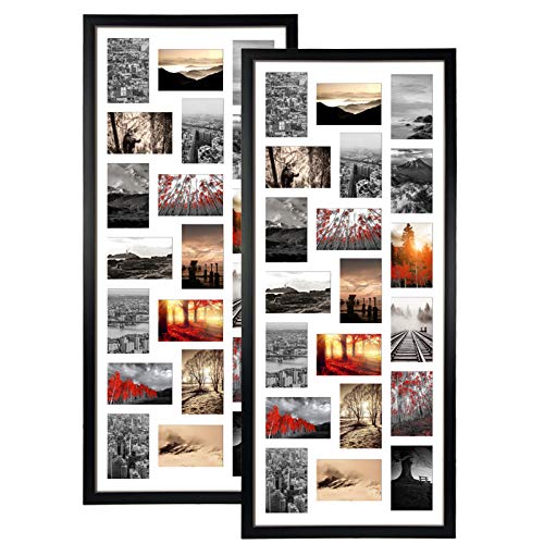 QUTREY 20 Opening 4x6 Collage Picture Frame Set of 2