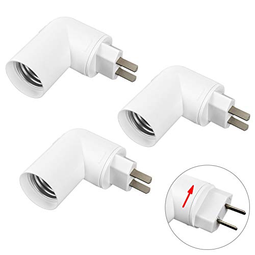 QWORK Light Sockets with Switch - Pack of 4