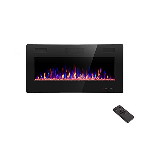 R.W.FLAME 36" Electric Fireplace: Slim, Quiet, Remote Control, Touch Screen