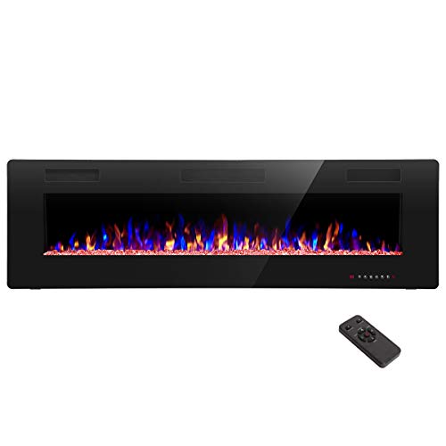 R.W.FLAME 60" Wall Mounted Electric Fireplace