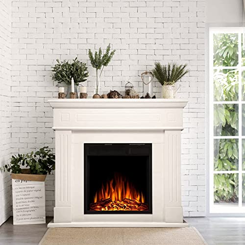 R.W.FLAME Electric Fireplace Mantel - Elegant and Versatile