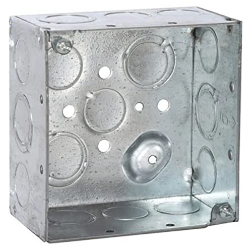 RACO 8232 2-1/8" Deep Square Electrical Box, 1-Pack