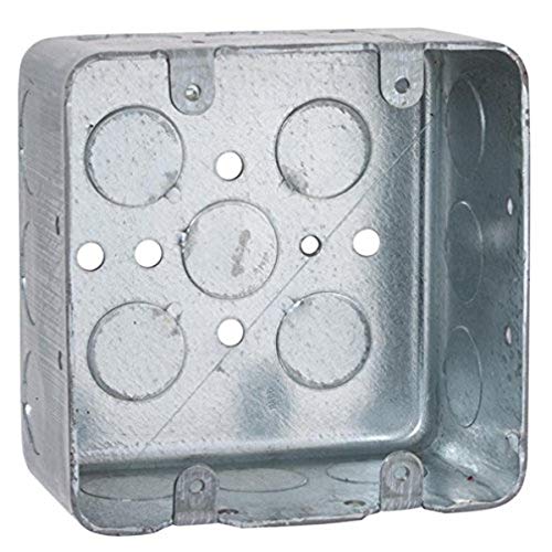 Raco Hubbell 680 4-Inch Square Switch Box - Durable and Spacious Storage Solution