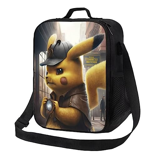 Pokemon Pikachu Children's Insulated Lunch Bags Portable High Capacity  Cartoon Picnic Bag Student Lunch Box Ice