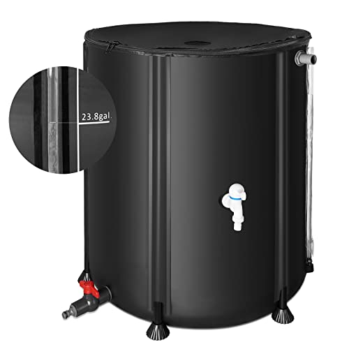 YAFF 53 Gallon Rain Barrel with Filter and Spigots