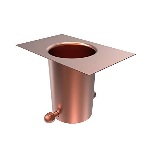 Rain Chain Gutter Adapter/Installer in Pure Copper