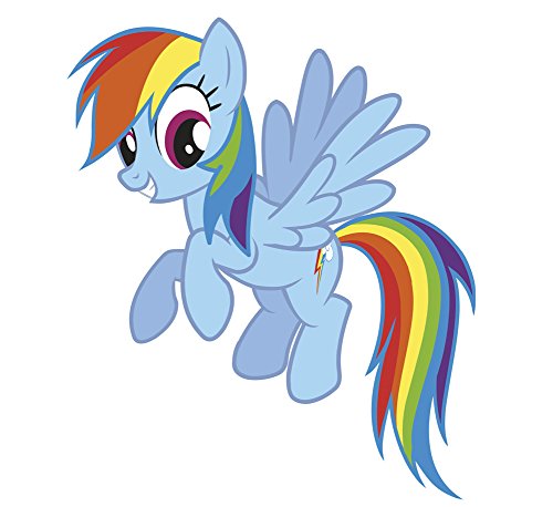Rainbow Dash Peel and Stick Wall Decals