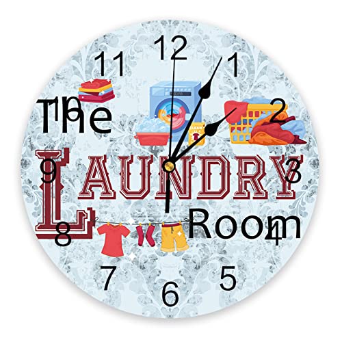 10 Inch RainbowDay Art Wall Clock | Silent Non-Ticking Decorative PVC Clock